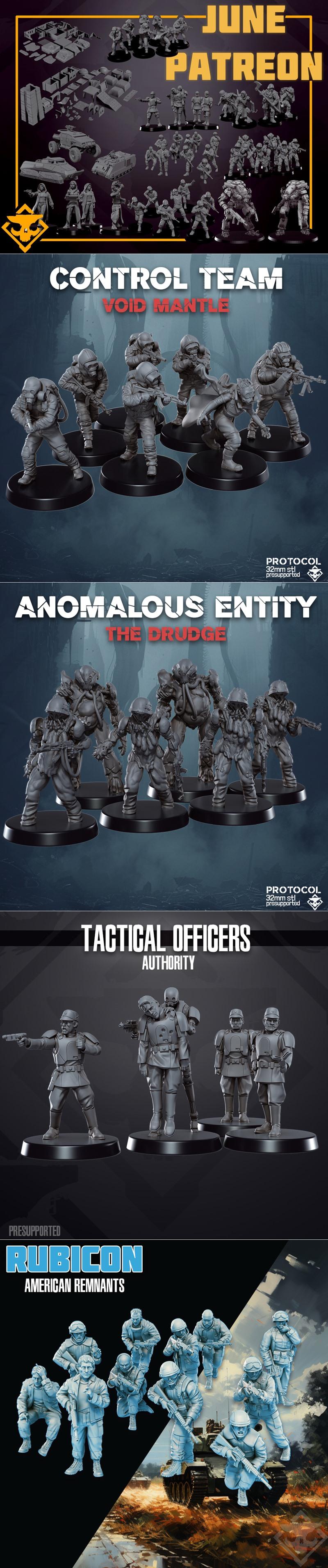 Skullforge Studios 2025六月新品：动漫游戏角色3D打印模型STL|Skullforge Studios June 2025 – 3D Print Model STL