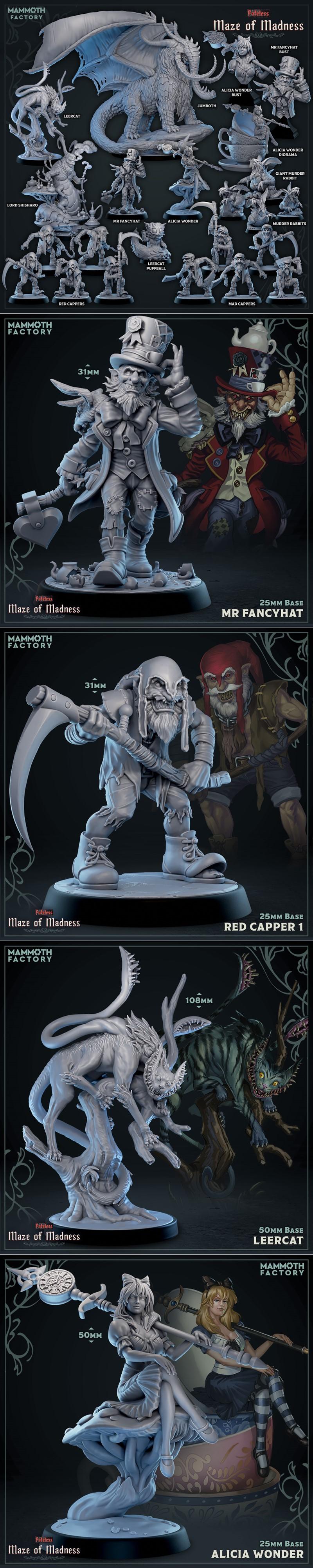 Mammoth Factory《疯狂迷宫》2025 3D打印模型|Mammoth Factory – Maze of Madness May 2025 – 3D Print Model STL