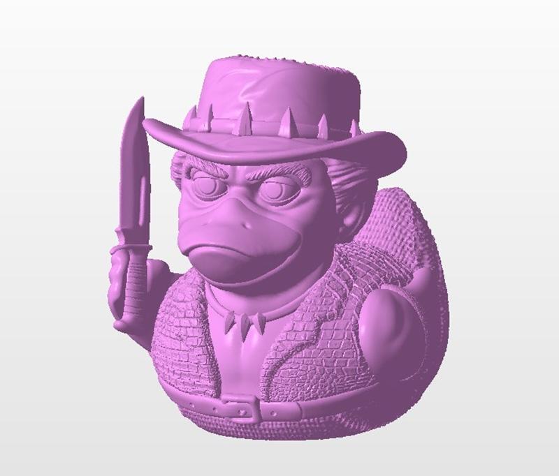 Hex3D – 丁丁模型 – 丁丁3D打印模型|Hex3D – Dundee Duck – 3D Print Model STL