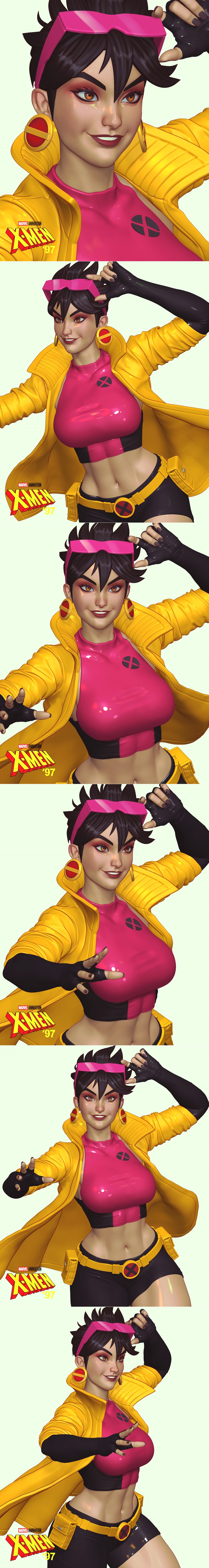 Abe3D - 《X战警》贾比莉 3D打印模型|Abe3D – Marvel – Jubilee – 3D Print Model STL