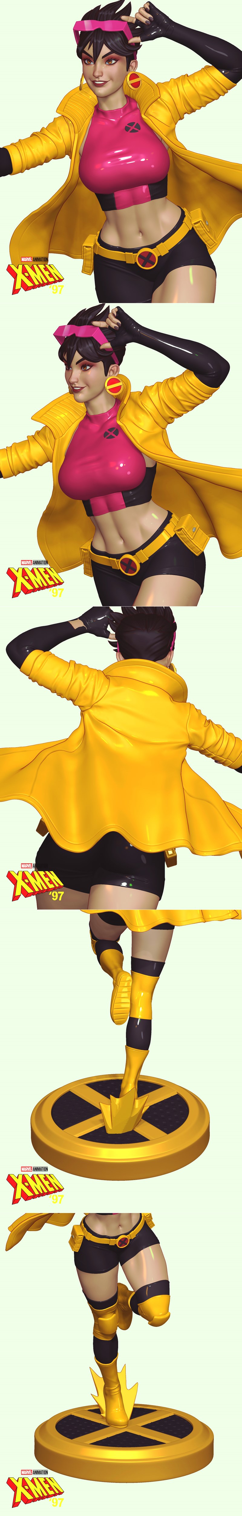 Abe3D - 《X战警》贾比莉 3D打印模型|Abe3D – Marvel – Jubilee – 3D Print Model STL