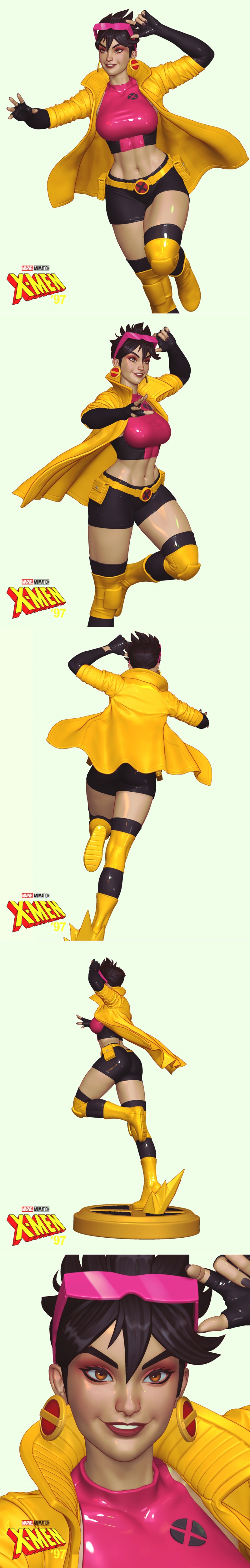 Abe3D - 《X战警》贾比莉 3D打印模型|Abe3D – Marvel – Jubilee – 3D Print Model STL
