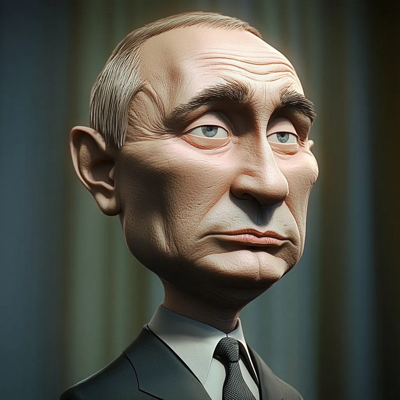普京 3D打印模型|Vladimir Putin – 3D Print Model