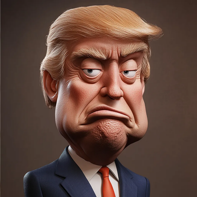 特朗普 3D打印模型|Donald Trump – 3D Print Model