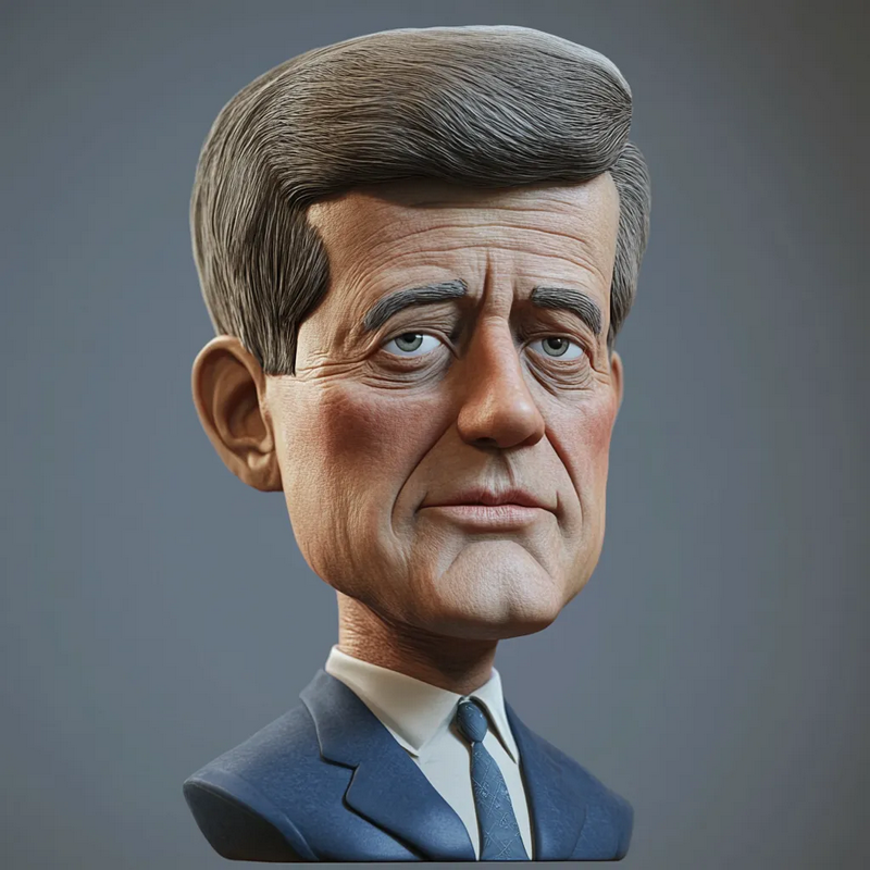 约翰·菲茨杰拉德·肯尼迪 3D打印模型|John F. Kennedy – 3D Print Model