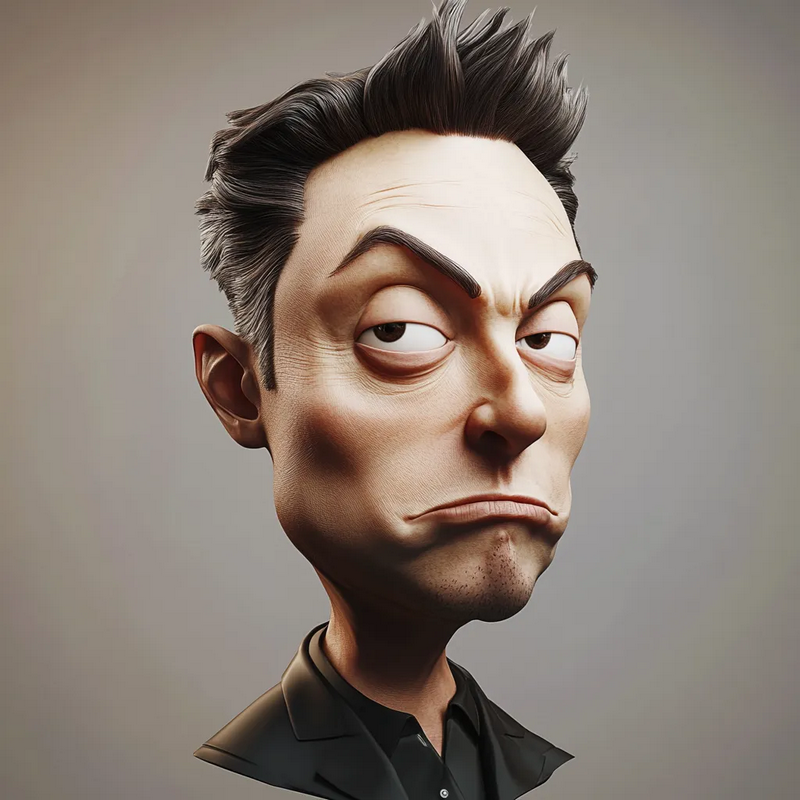 马斯克 3D打印模型|Elon Musk – 3D Print Model