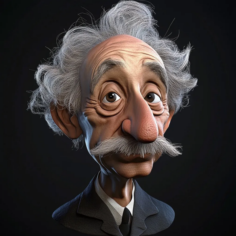 爱因斯坦3D打印模型|Albert Einstein – 3D Print Model