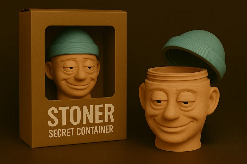 石中秘盒——3D打印模型|Stoner – Secret Container – 3D Print Model