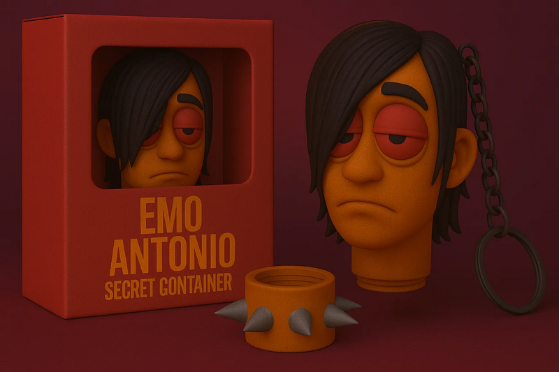 Emo Antonio 秘密容器 3D打印模型|Emo Antonio – Secret Container – 3D Print Model