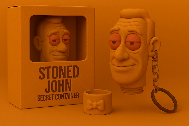 石内卜密盒 3D打印模型|Stoned John – Secret Container – 3D Print Model