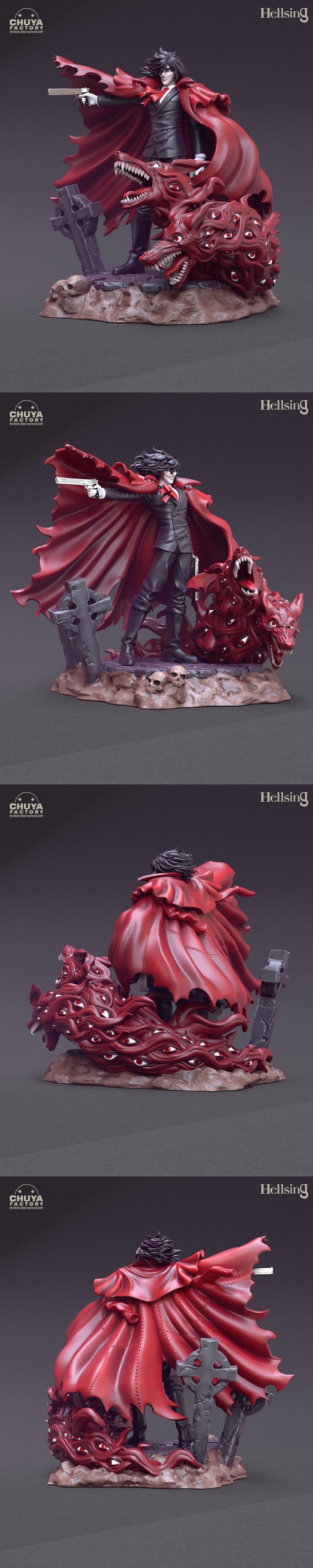 楚亚工厂 - 阿鲁卡德 - 3D打印模型|Chuya Factory – Alucard – 3D Print Model STL