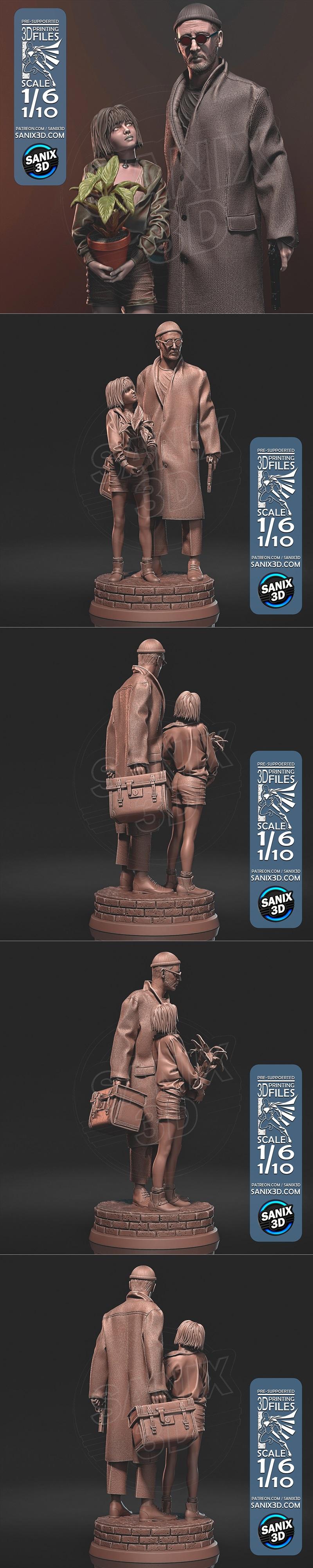 Sanix-莱昂-专业级3D打印模型|Sanix – Leon – The Professional – 3D Print Model STL