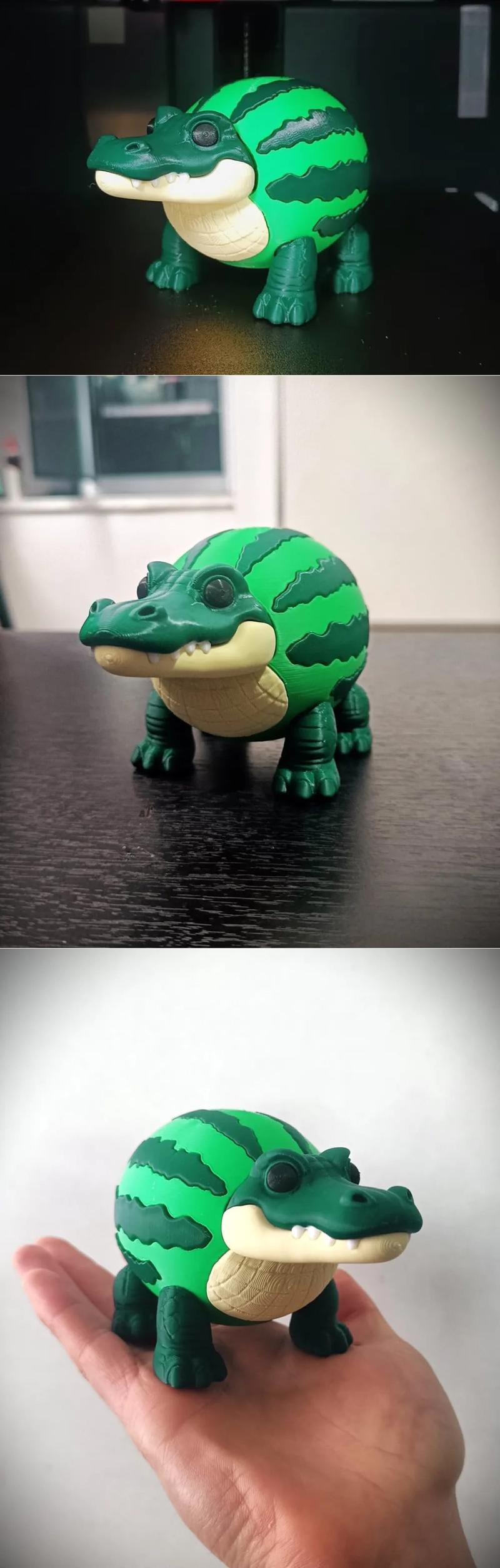 Glorbo果冻乐关节玩具 3D打印模型|Glorbo fruttodrillo articulated toy – 3D Print Model STL