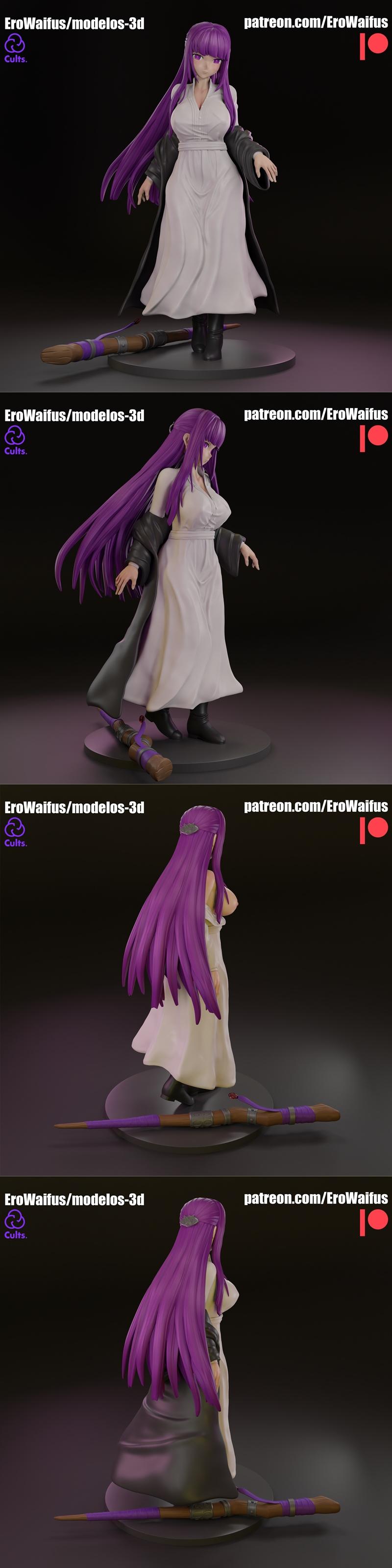 EroWaifus Fern 3D打印模型|EroWaifus Fern – 3D Print Model STL