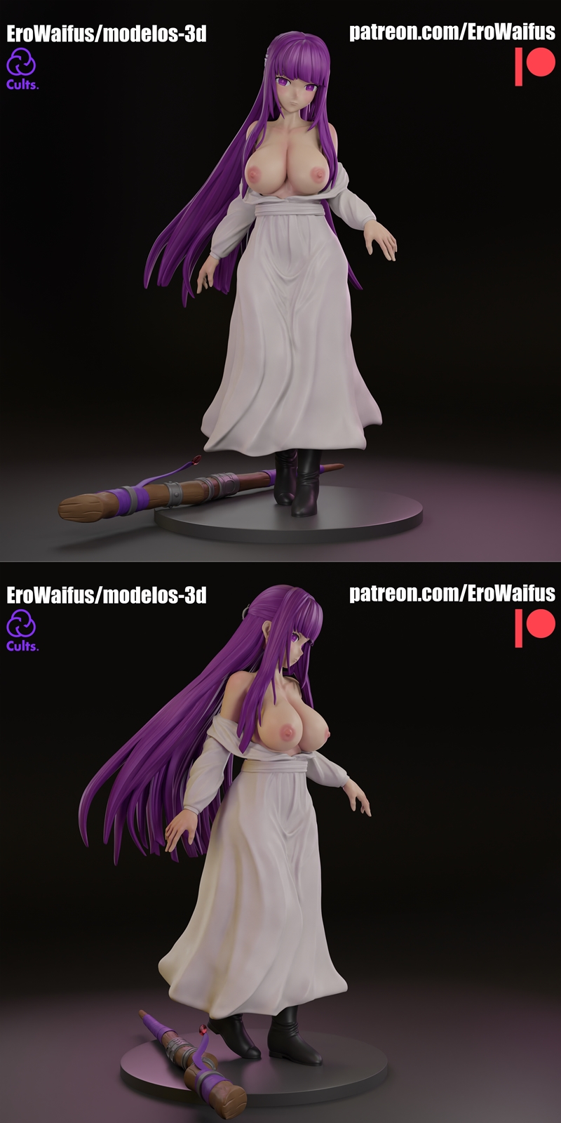 EroWaifus Fern 3D打印模型|EroWaifus Fern – 3D Print Model STL
