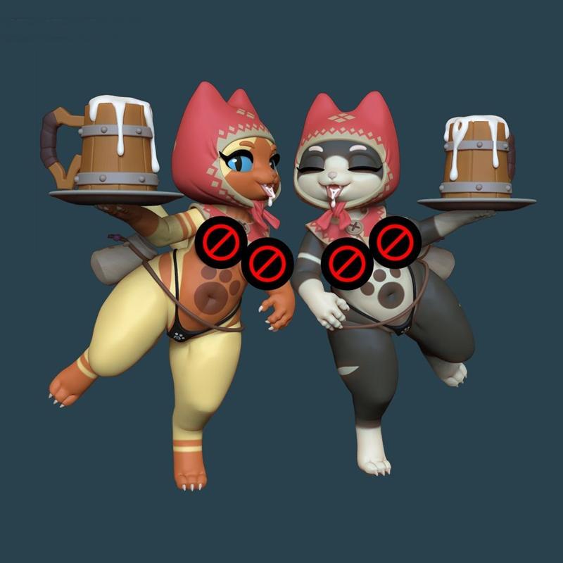 Kitty Helpers 3D打印模型|Kitty Helpers – 3D Print Model STL