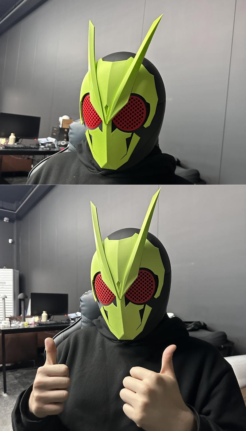 Kamen Rider Zero-One头盔 3D打印模型|Kamen Rider Zero-One Helmet – 3D Print Model STL
