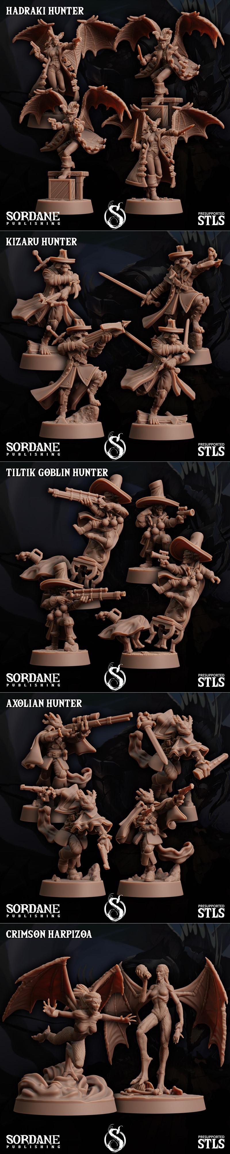 Sordane出版社《血月骑士》3D打印模型|Sordane Publishing – Knights of the Blood Moon – 3D Print Model STL