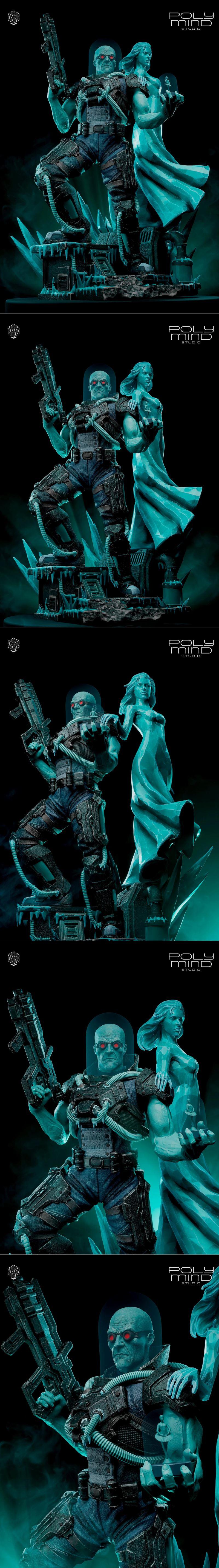 PolyMind Studio - 冻结先生 - 3D打印模型|PolyMind Studio – Mr. freeze – 3D Print Model STL