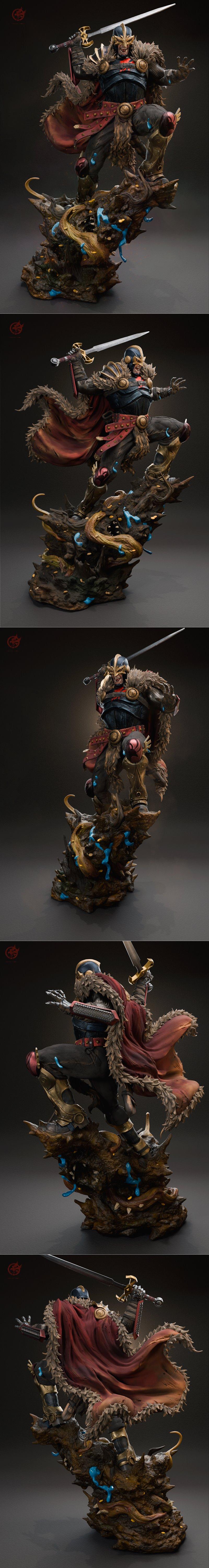 黑骑士 3D打印模型|Black knight – 3D Print Model STL