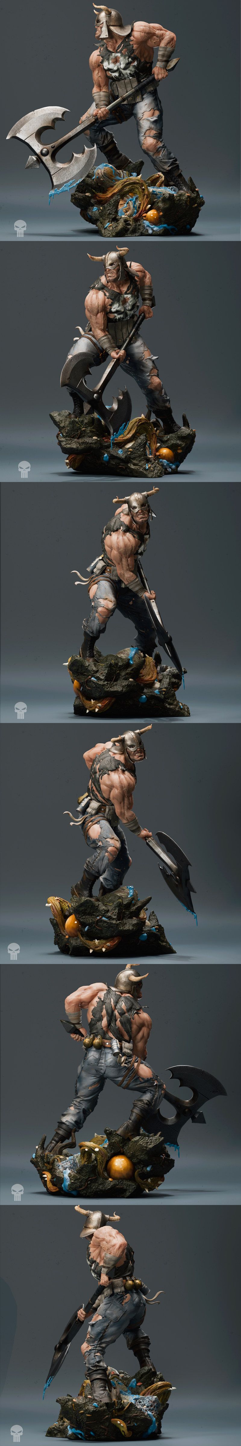 惩罚者 vs. 恶魔军团 3D打印模型|Punisher Kill Krew – 3D Print Model