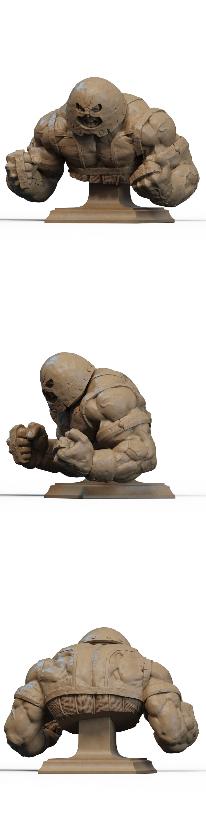 巨兽爆破——3D打印模型|Juggernaut Bust – 3D Print Model