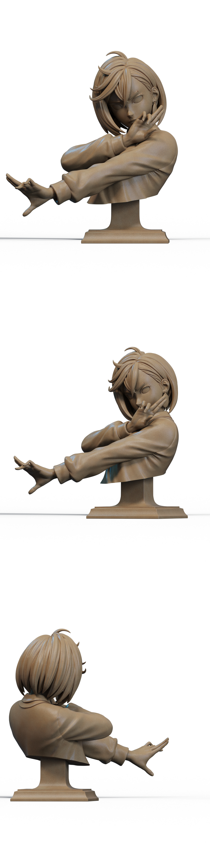 Momo Ayase 3D打印模型|Momo Ayase Bust – 3D Print Model
