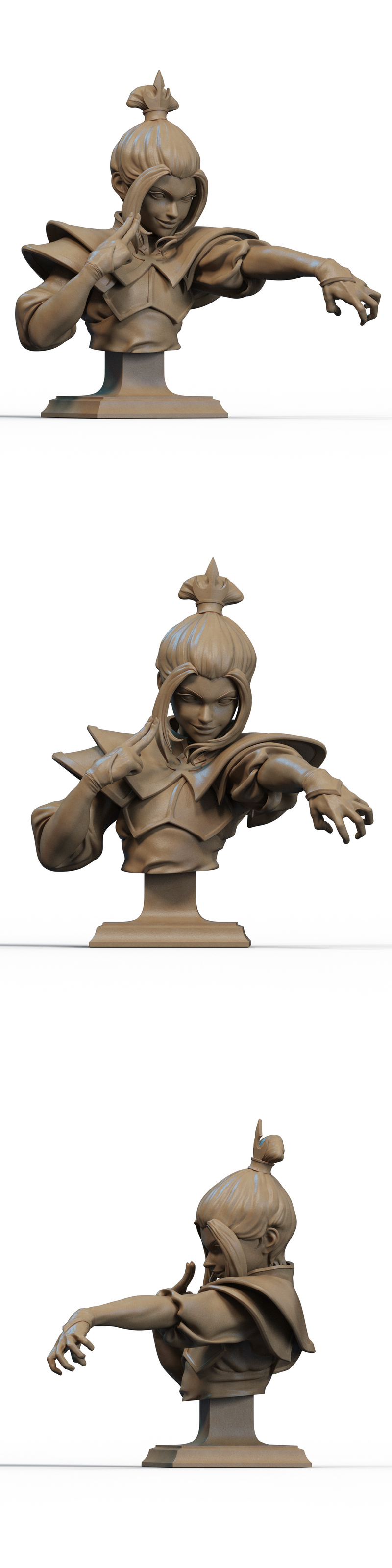 Azula 3D打印模型|Azula Bust – 3D Print Model