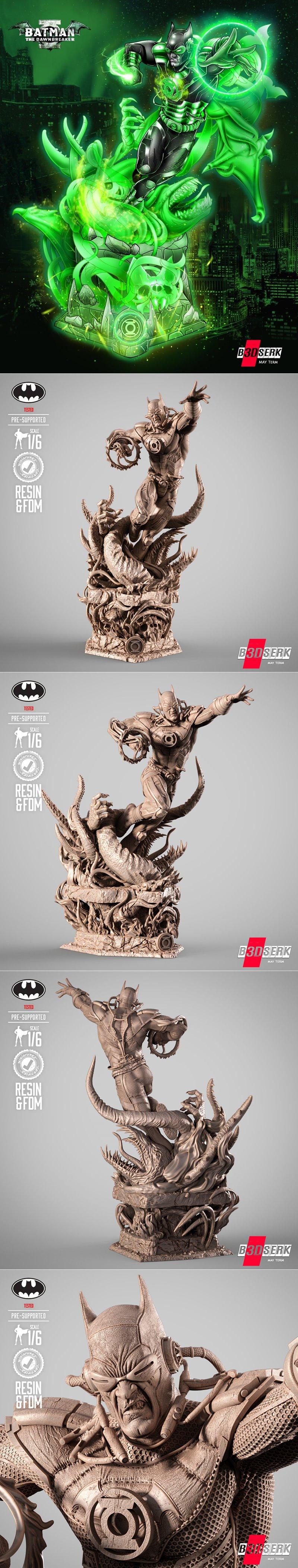 B3DSERK – 破晓者雕塑 – 3D打印模型|B3DSERK – Dawnbreaker Sculpture – 3D Print Model STL