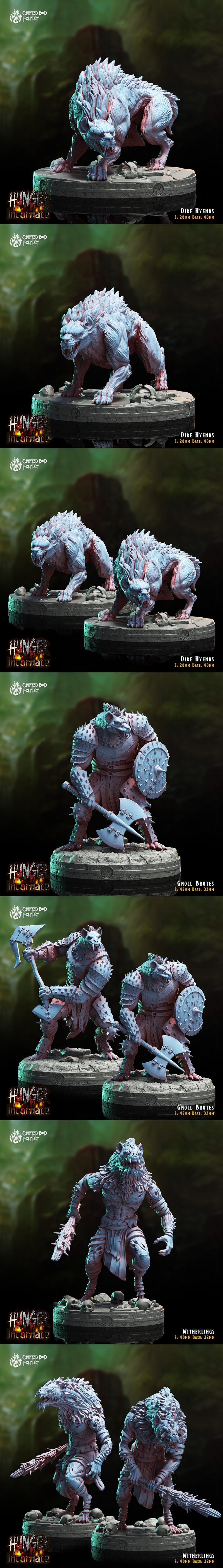 饥饿之化身——Crippled God Foundry 2025 3D打印模型|Crippled God Foundry – Hunger Incarnate January 2025 – 3D Print Model STL