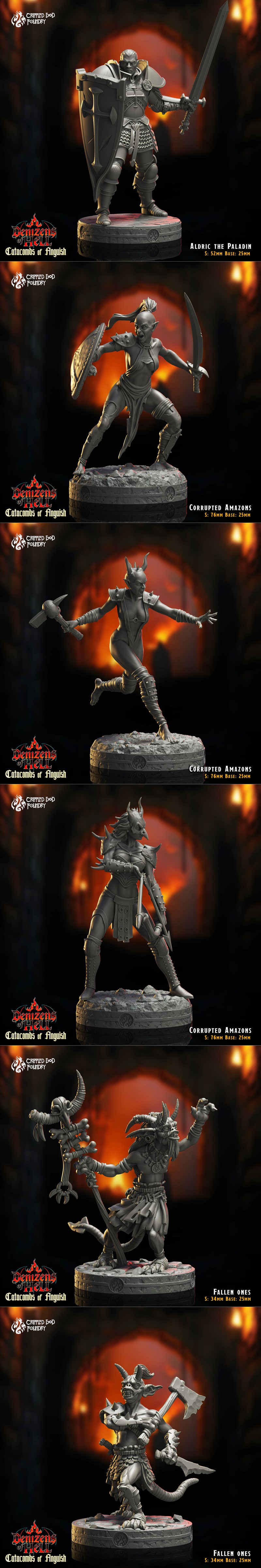 痛苦地窖锻造厂——怒怨地穴 2024 3D打印模型|Crippled God Foundry – Catacombs of Anguish November 2024 – 3D Print Model STL