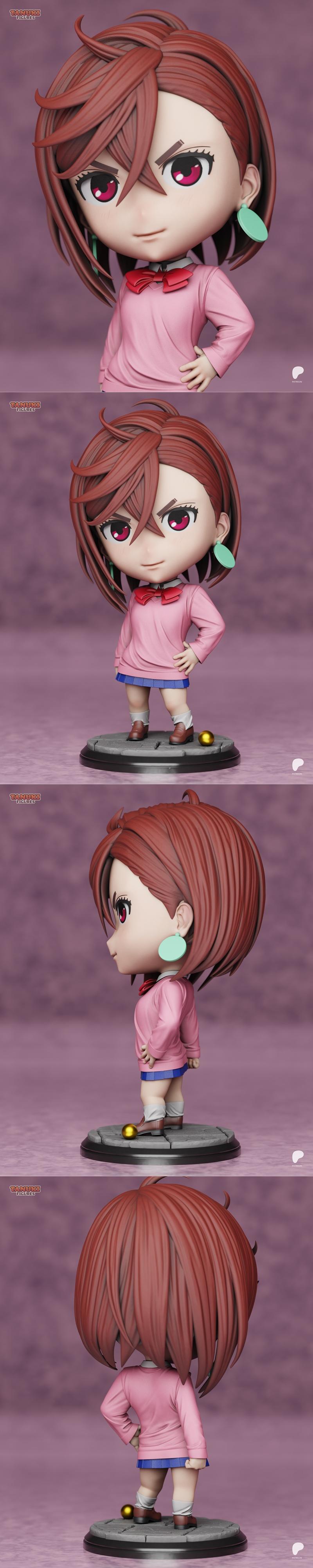 小莫萌系3D打印模型|Tanuki Figures – Momo Chibi – 3D Print Model STL