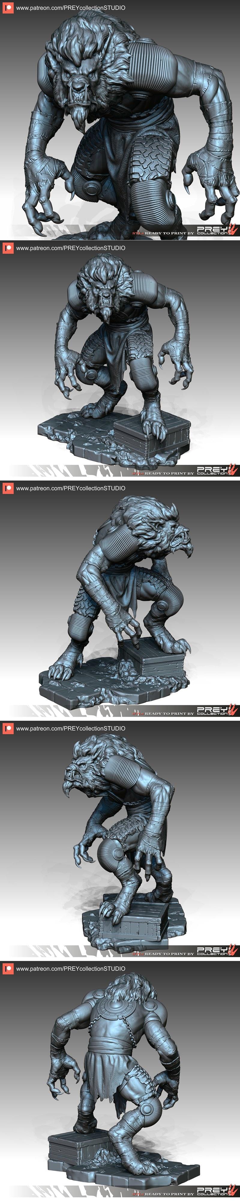 Prey Collection Studio - Rahzar - 3D打印模型|Prey Collection Studio – Rahzar – 3D Print Model STL