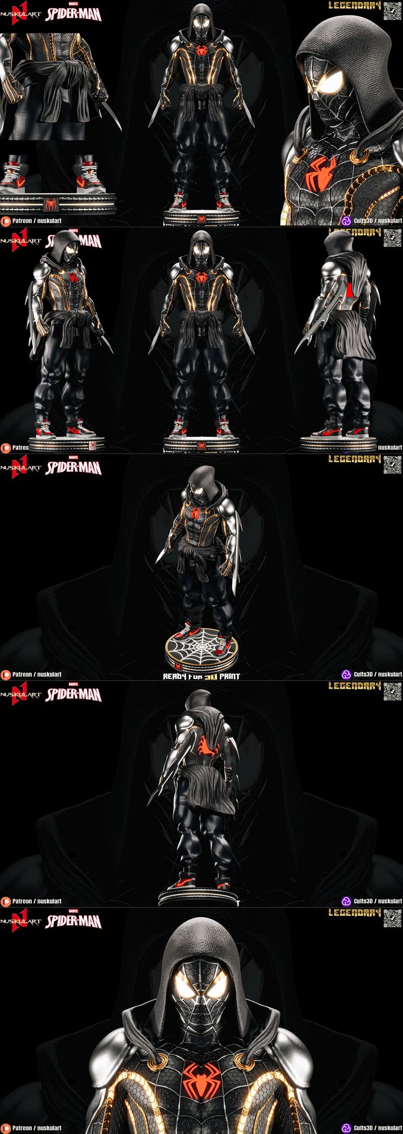 Nuskul艺术工作室 - 3D打印蜘蛛侠诺曼版模型|Nuskul Art – Spiderman Neo Venom Edition – 3D Print Model STL