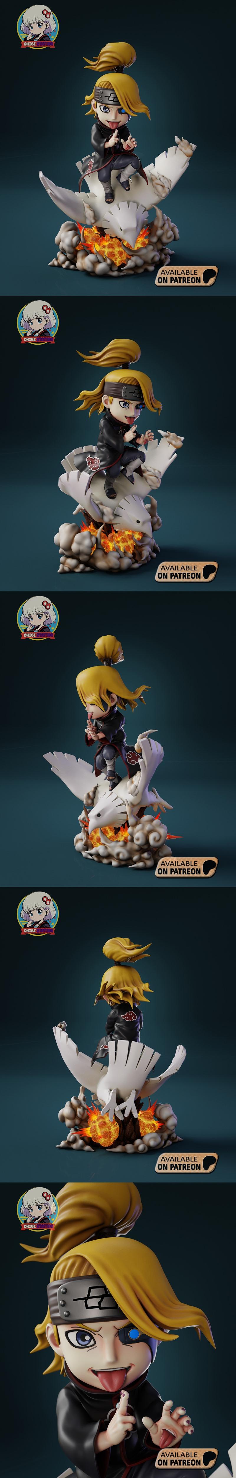 Chibi车站 - 德伊达拉 - 3D打印模型|Chibi Station – Deidara – 3D Print Model STL