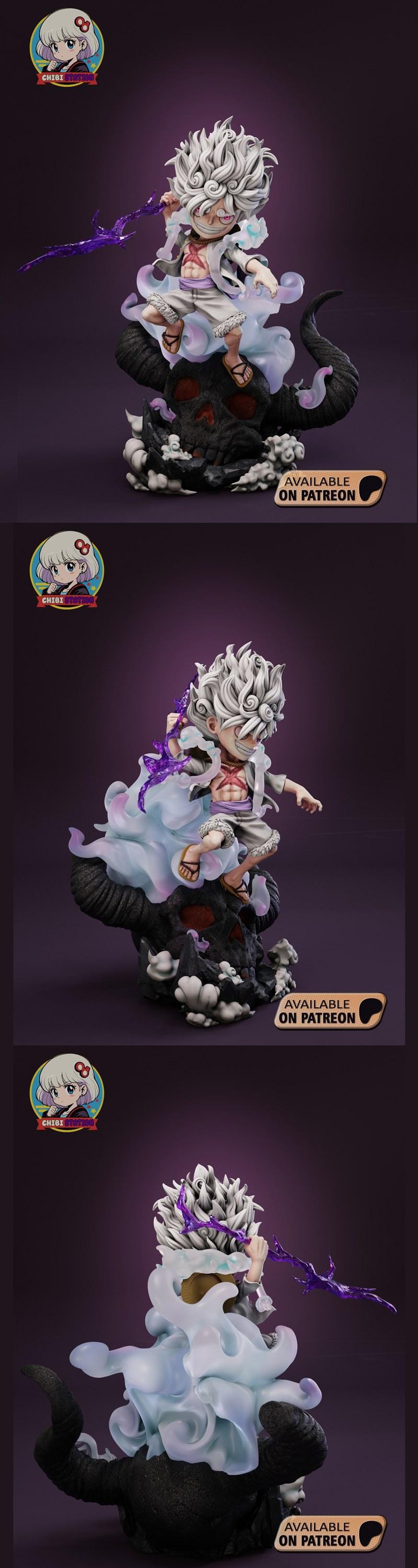 小恶魔车站——路飞——3D打印模型|Chibi Station – Luffy – 3D Print Model STL
