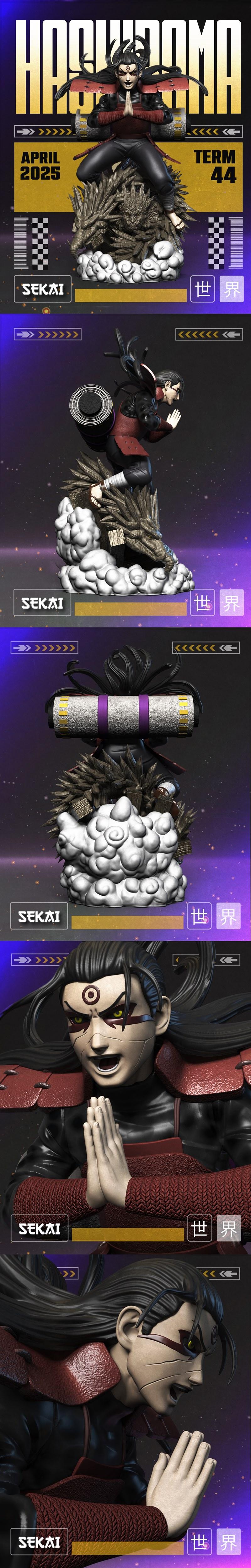 木叶忍者村·宇智波斑3D打印模型|Sekai – Hashirama – Naruto Statue and Bust – 3D Print Model STL