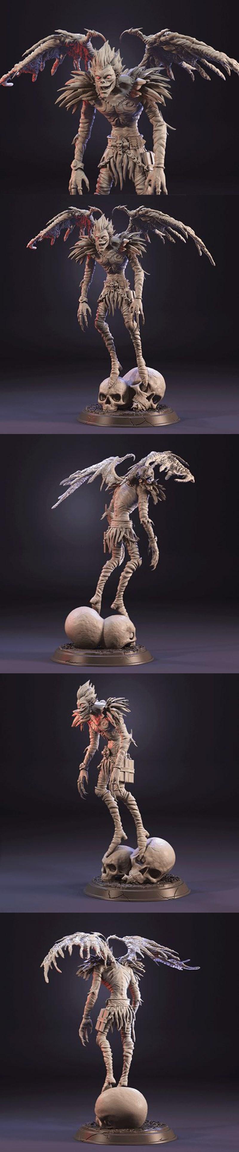 瑞克死亡笔记 Fotis Mint 3D打印模型|Ryuk – Death Note – Fotis Mint – 3D Print Model STL