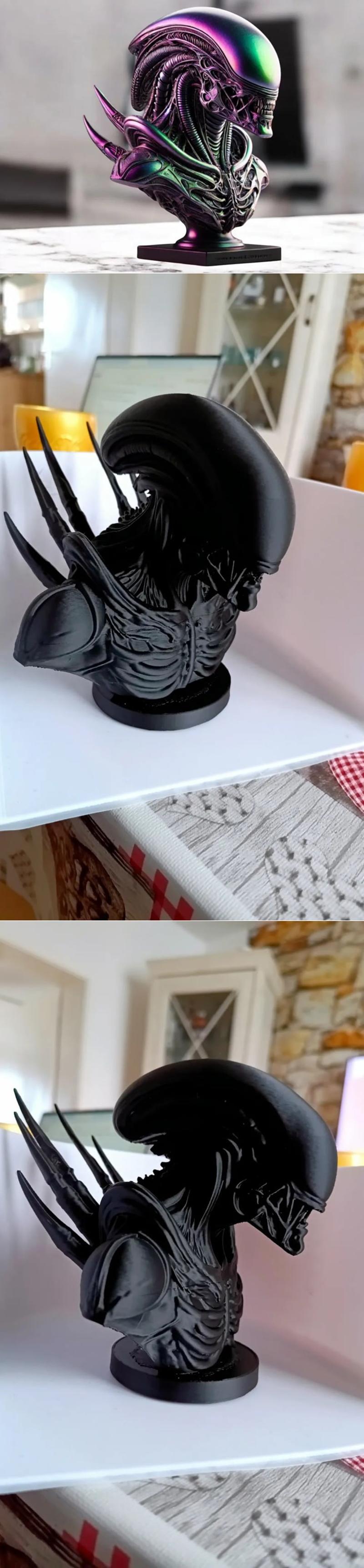 异形 - 异形虫 - 3D打印模型|Alien – Xenomorph – 3D Print Model STL