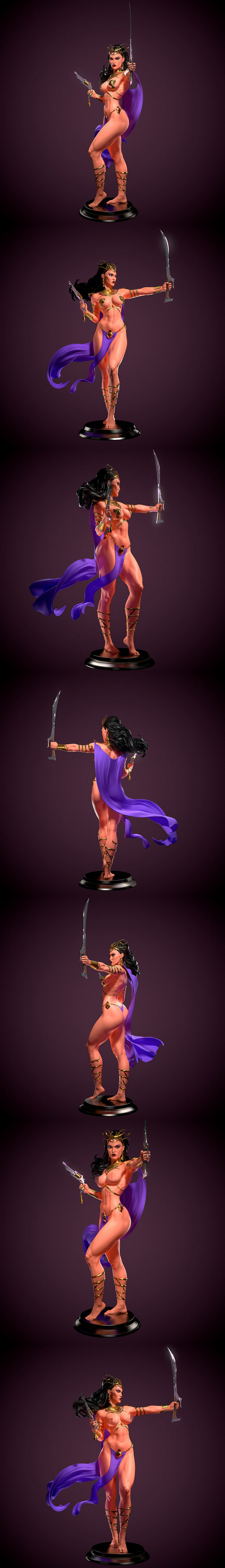 德赫娅·索里斯 3D打印模型|Dejah Thoris – 3D Print Model