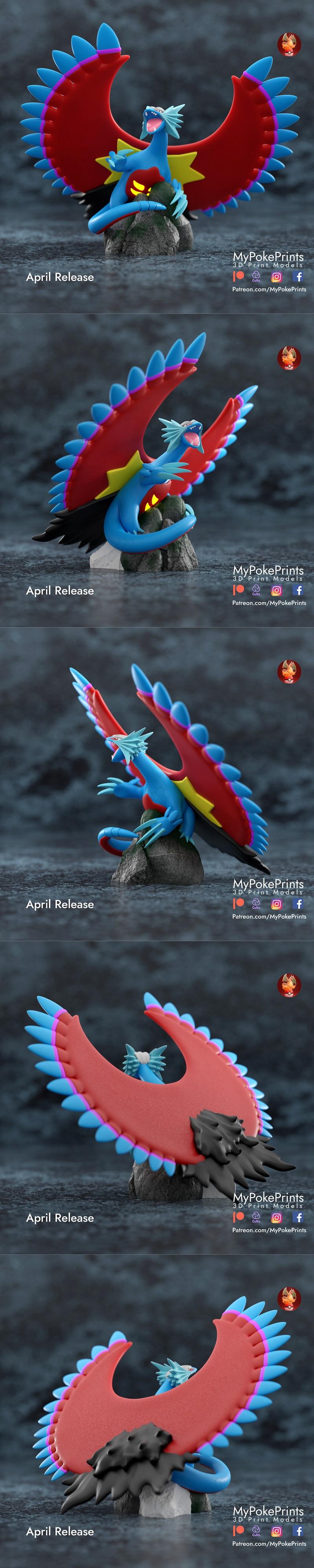 咆哮的月——3D打印模型|Roaring Moon – 3D Print Model STL