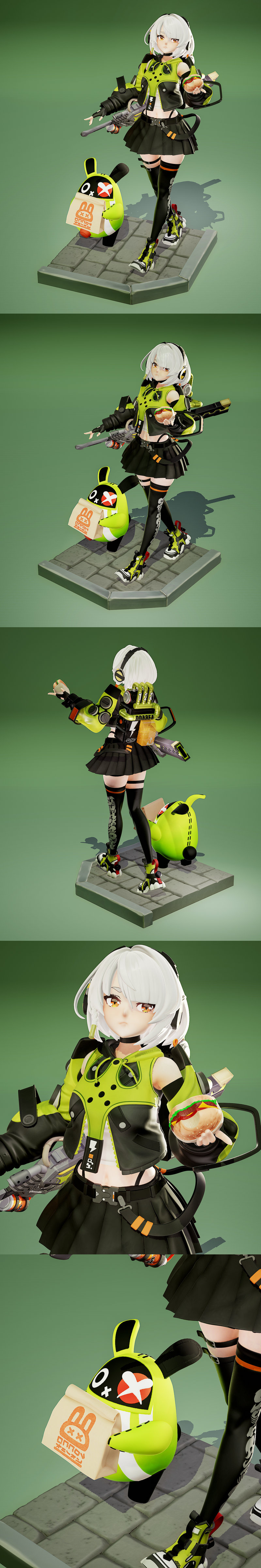 Rubim Figure - Anby Demara - 《幻境零区》3D打印模型|Rubim Figure – Anby Demara – Zenless Zone Zero – 3D Print Model