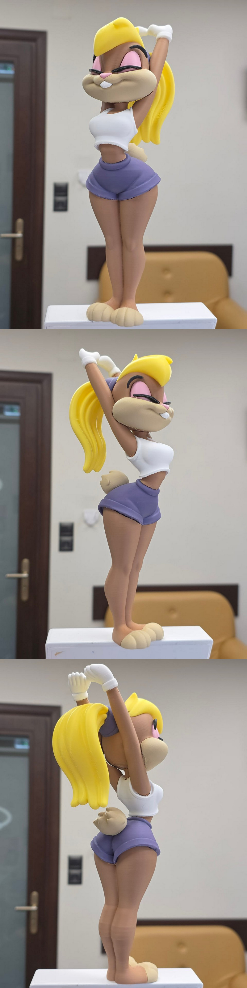 洛莉兔 3D打印模型|Lola Bunny – 3D Print Model