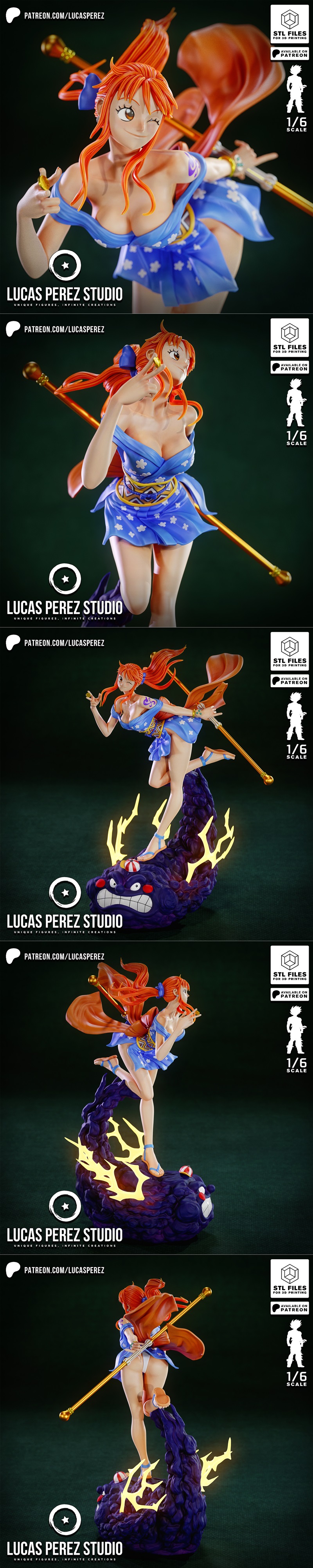 Lucas Perez Studio - Nami - 3D打印模型|Lucas Perez Studio – Nami – 3D Print Model STL