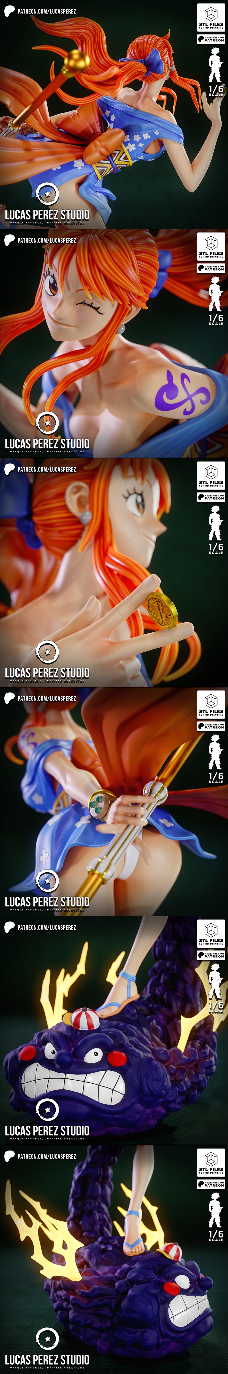 Lucas Perez Studio - Nami - 3D打印模型|Lucas Perez Studio – Nami – 3D Print Model STL