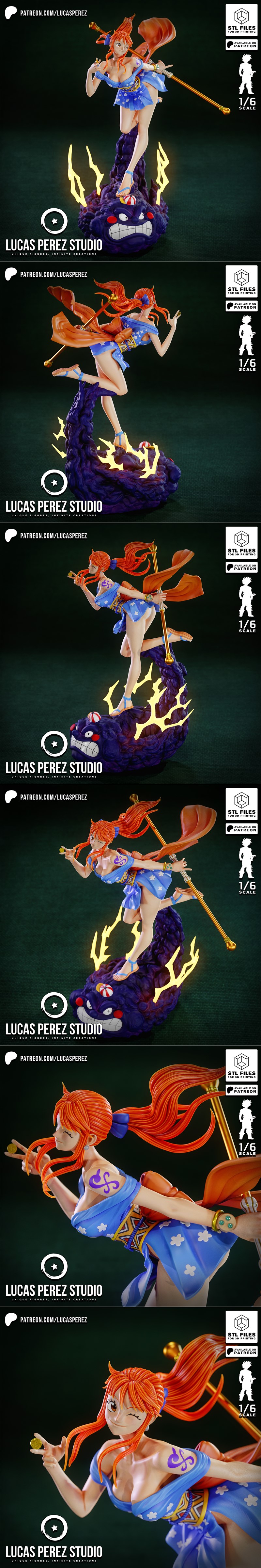 Lucas Perez Studio - Nami - 3D打印模型|Lucas Perez Studio – Nami – 3D Print Model STL