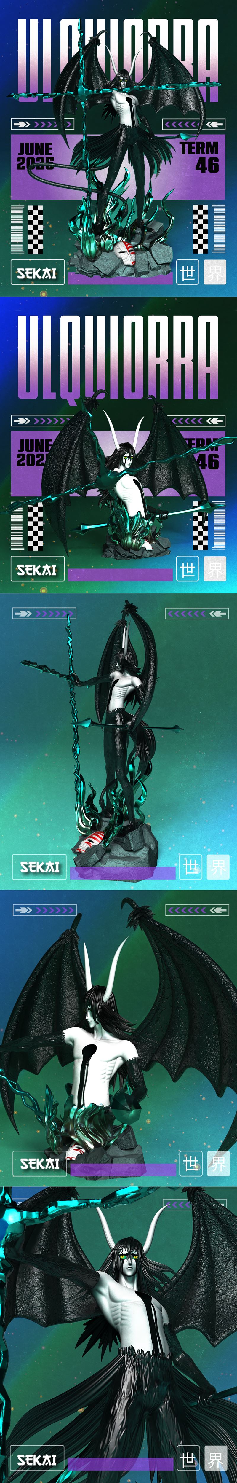 BLEACH乌尔奎雅拉3D打印模型|Sekai – Ulquiorra (Bleach) Statue and Bust – 3D Print Model STL