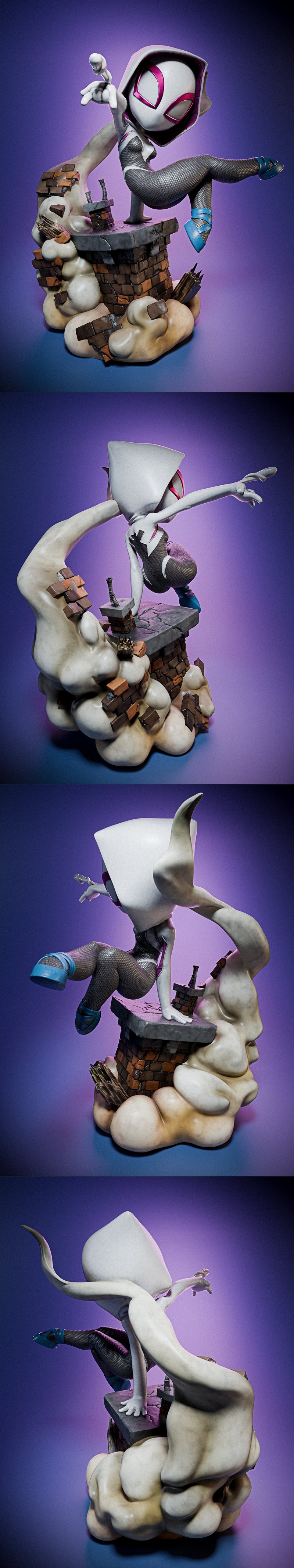 Chibistation – Gwen – 3D Print Model STL