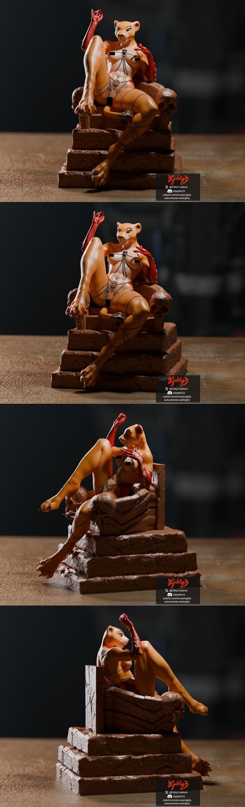 娜拉 3D打印模型|Queen Nala – 3D Print Model OBJ
