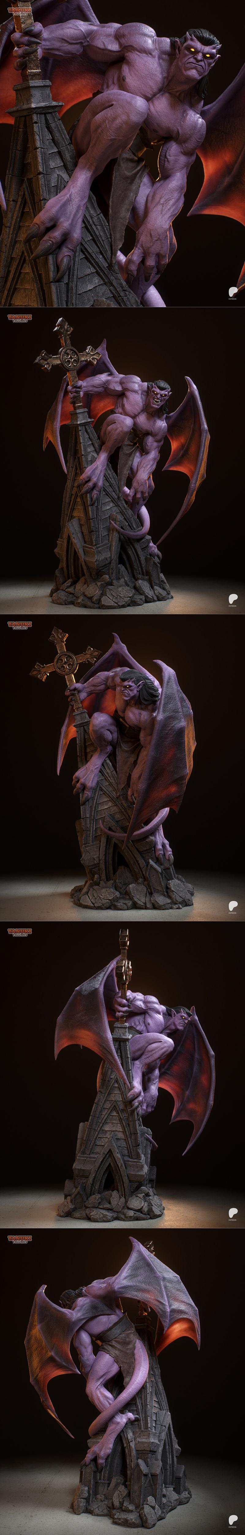 3D打印模型：巨兽系列-唐兔造型-全尺寸石像怪|Tanuki Figures – Goliath – Gargoyles – Fullsize – 3D Print Model STL